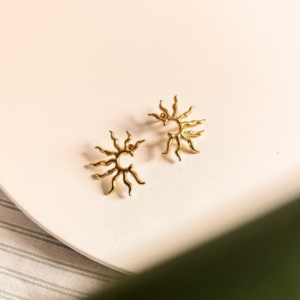 Boucles d'oreilles soleil